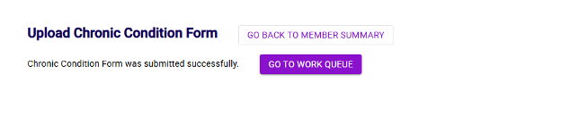 screenshot of walkthrough to upload chronic condition