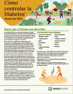 Spanish Managing Diabetes Newsletter - Verano 2022